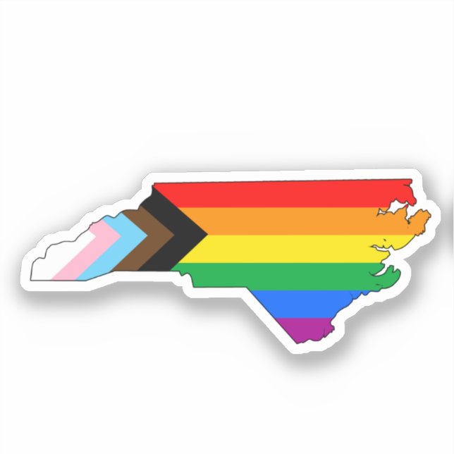 Adesivo Orgulho de Progresso LGBTQ do Orgulho do Orgulho N (Frente)