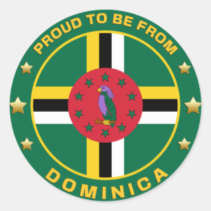 Adesivo Orgulho De Ser Da Dominica