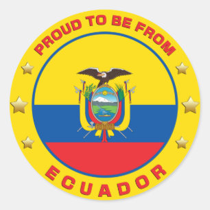 Adesivo Orgulho De Ser Do Equador