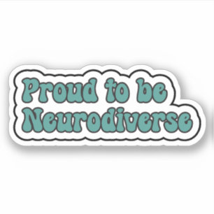 Adesivo Orgulho de ser Neurodiversificada Neurodiversidade