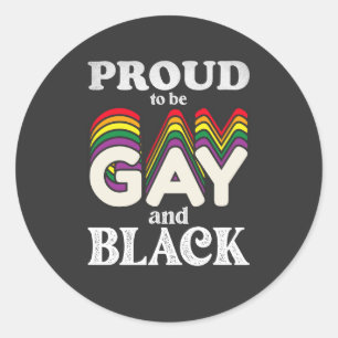 Adesivo Orgulho De Ser Orgulho LGBT Gay E Negro