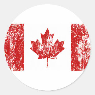 Adesivo Orgulho de Sinalizador do Canadá