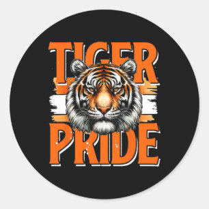 Adesivo Orgulho de Tigre Vintage Time Esportivo Escolar de