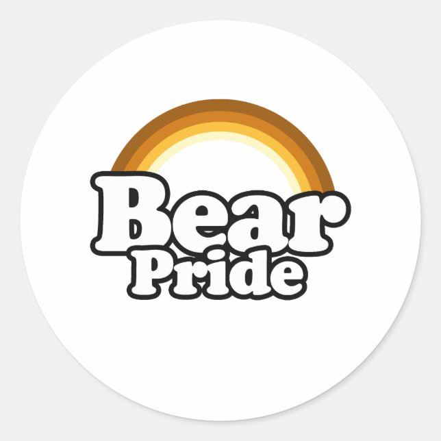 Adesivo Orgulho de Urso (Frente)