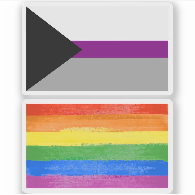 Adesivo Orgulho Demissexual (Frente)