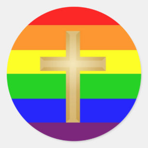 Adesivo Orgulho do cristão de GLBT