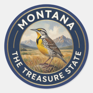 Adesivo Orgulho do Estado de Montana ✦ Patrimônio do Estad