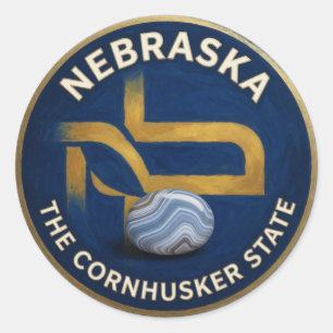 Adesivo Orgulho do Estado de Nebraska - Patrimônio da Prad