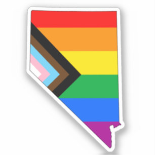 Adesivo Orgulho do Estado de Nevada LGBTQ Progresso Orgulh
