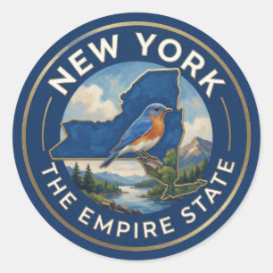 Adesivo Orgulho do Estado de Nova York ✦ Patrimônio do Est
