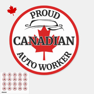 Adesivo Orgulho do Mapeamento de Automóveis Canadense Leaf