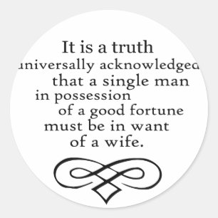 Adesivo Orgulho e preconceito