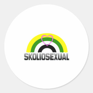 Adesivo Orgulho Escoliossexual