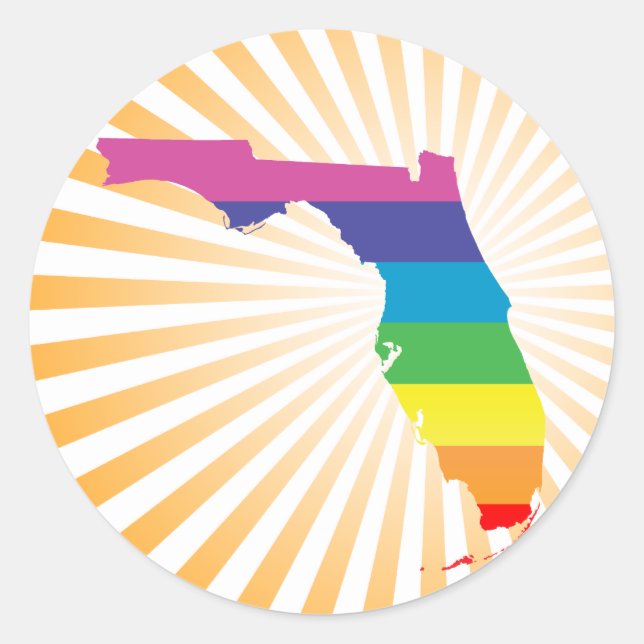 Adesivo orgulho florida. (Frente)