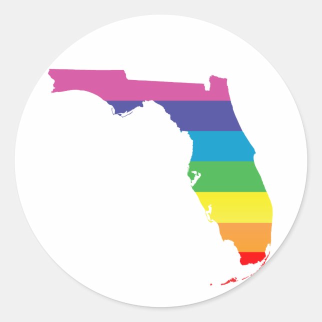 Adesivo orgulho florida. (Frente)