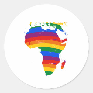 ADESIVO ORGULHO GAY DE ÁFRICA