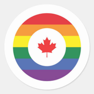 Adesivo Orgulho gay do Canadá