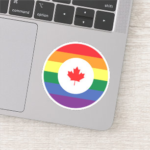 Adesivo Orgulho gay do Canadá