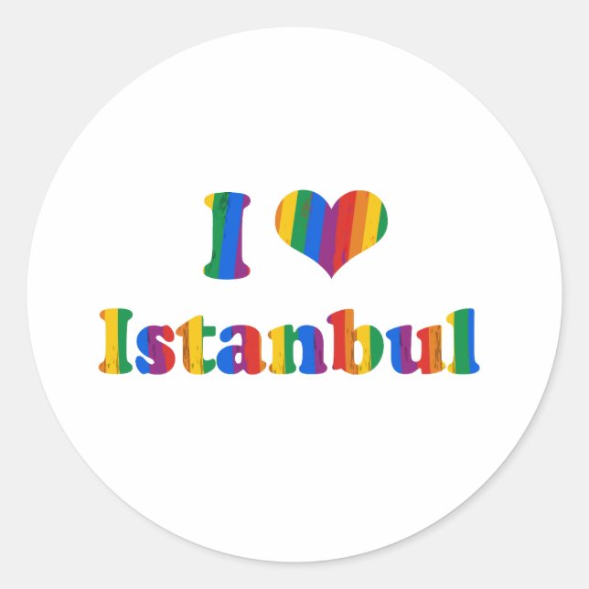 ADESIVO ORGULHO GAY ISTANBUL (Frente)