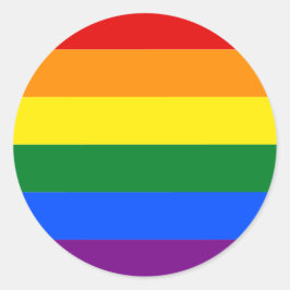 Adesivo Orgulho gay LGBT Arco-Íris Coloridos