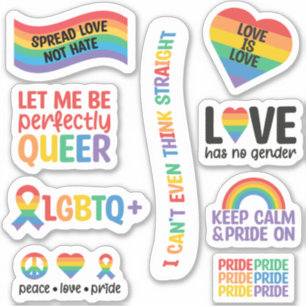 Adesivo Orgulho gay LGBTQ+ Bundle Sticker