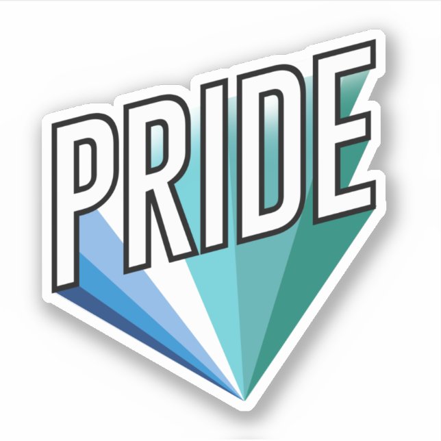 Adesivo Orgulho Gay Masculino Explode (Frente)