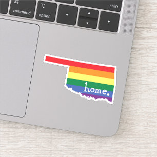 Adesivo Orgulho gay  Oklahoma