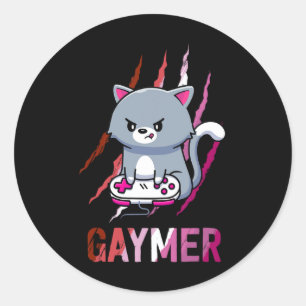 Adesivo Orgulho Geek Gamer Lésbica Gay Lgbt Amantes De Vid