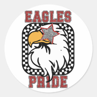 Adesivo Orgulho Glitter Eagles. Mostrar suporte no dia do