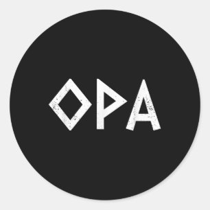 Adesivo Orgulho Grego Antigo Opa Bandeira Grego Funny Par