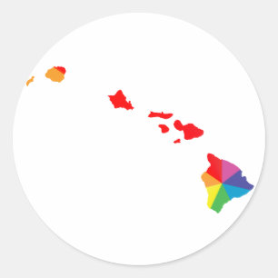 Adesivo orgulho hawaii.