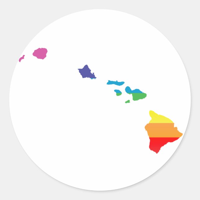 Adesivo orgulho hawaii. (Frente)