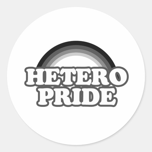 Adesivo Orgulho heterossexual (Frente)