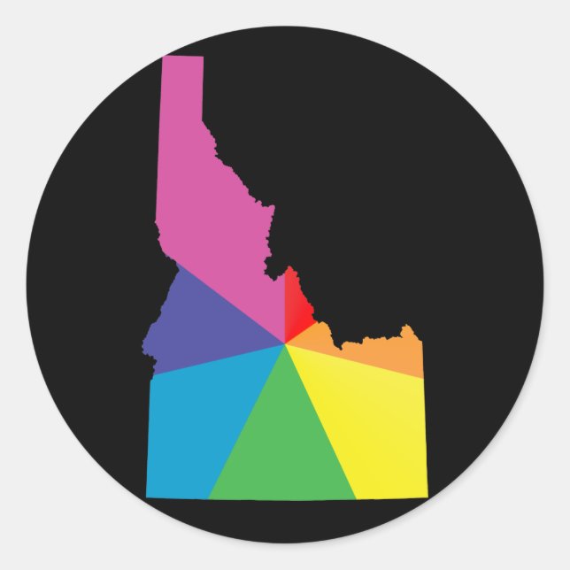Adesivo orgulho idaho. (Frente)