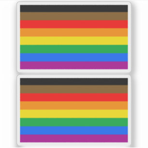 Adesivo ORGULHO INCLUSIVO LGBT (Orgulho das Pessoas de Cor
