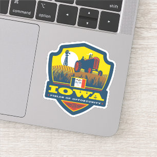 Adesivo Orgulho Iowa do estado