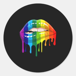 Adesivo Orgulho Lésbica Gay Lábio - Lgbtq _1