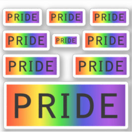 Adesivo Orgulho LGBT Arco-íris