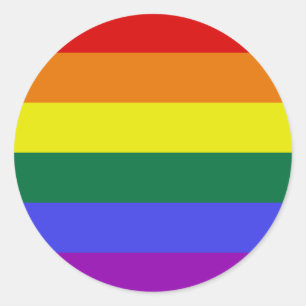 Adesivo orgulho LGBT Arco-íris