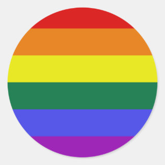 Adesivo orgulho LGBT Arco-íris