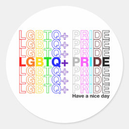 Adesivo Orgulho LGBTQ+