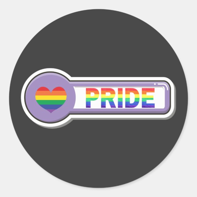 Adesivo Orgulho LGBTQ+ (Frente)