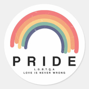 ADESIVO ORGULHO   LGBTQ   IGUALDADE DE DIREITO