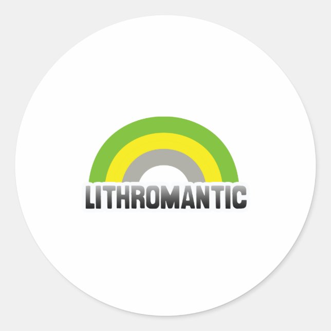 Adesivo Orgulho Litromântico (Frente)