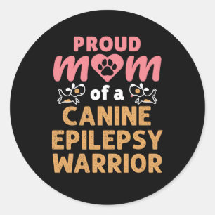 Adesivo Orgulho Mãe de um Guerreiro Canino Epilepsia