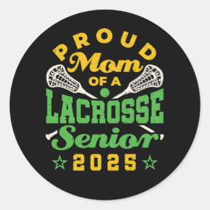 Adesivo Orgulho Mãe de um Mais velho de Lacrosse 2025 Verd