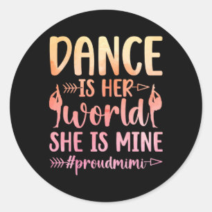Adesivo Orgulho Mimi De Uma Dançarina Mimi Dance Mimi Avó