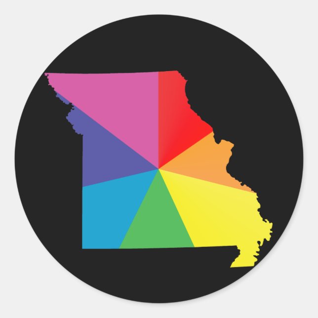 Adesivo orgulho missouri. (Frente)