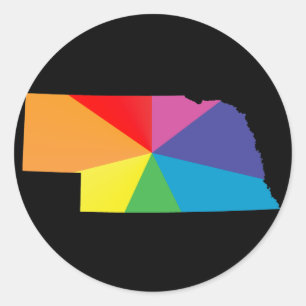 Adesivo orgulho nebraska.