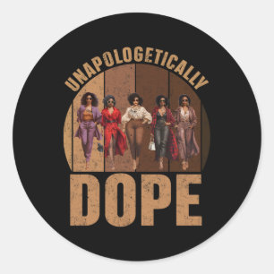 Adesivo Orgulho Negra Indesculpável de Drogas Afro Black H